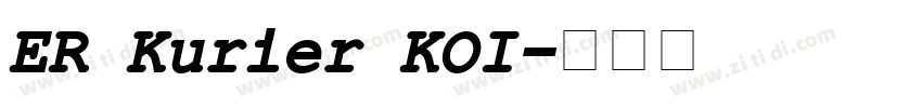 ER Kurier KOI字体转换